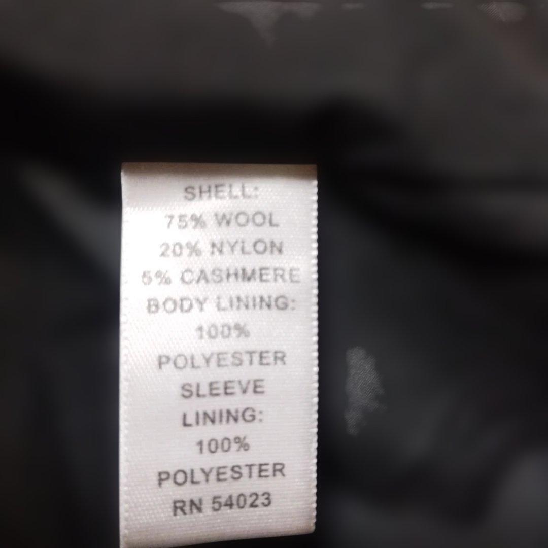 USA古着バナナリパブリック カシミヤ入り高品質ウールジャケット 黒 Lブルゾン