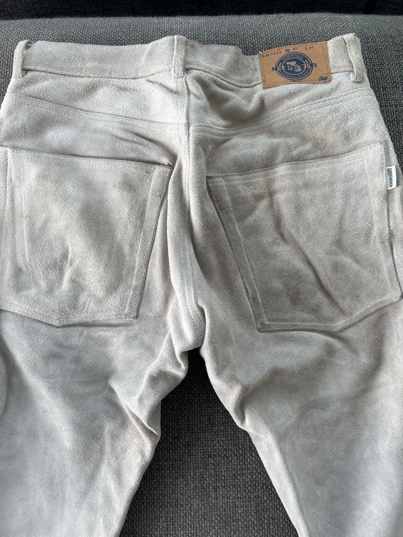 90s GOODENOUGH スエードパンツ ジャンク品 W32 L30