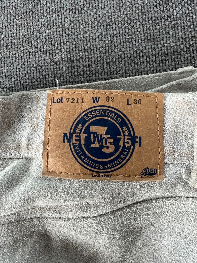 90s GOODENOUGH スエードパンツ ジャンク品 W32 L30