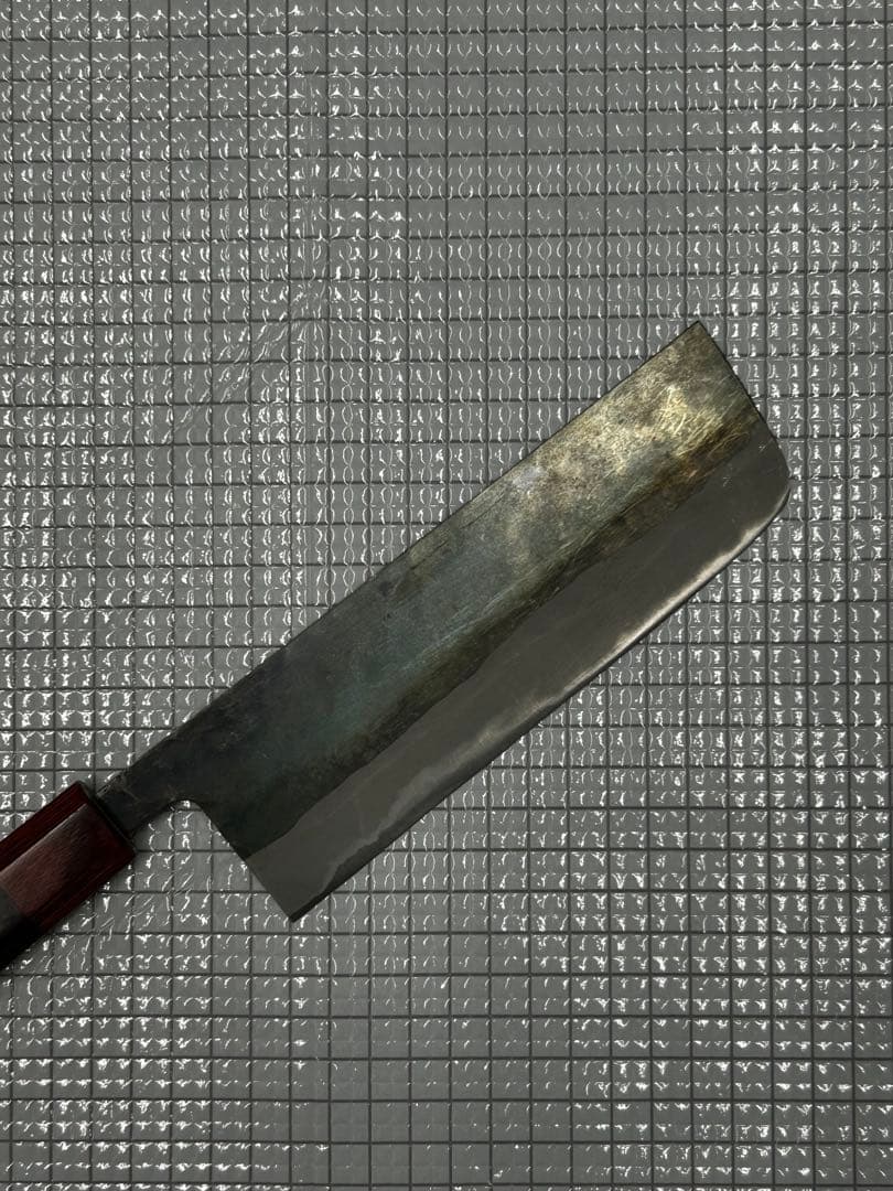 包丁 菜切 菜切包丁 165mm 安来鋼青紙２号 寿檀八角柄 越前打刃物