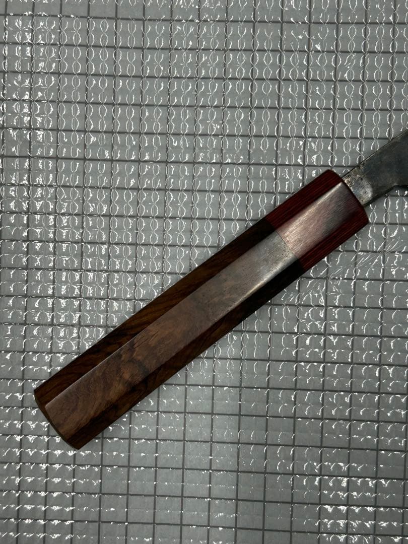 包丁 菜切 菜切包丁 165mm 安来鋼青紙２号 寿檀八角柄 越前打刃物