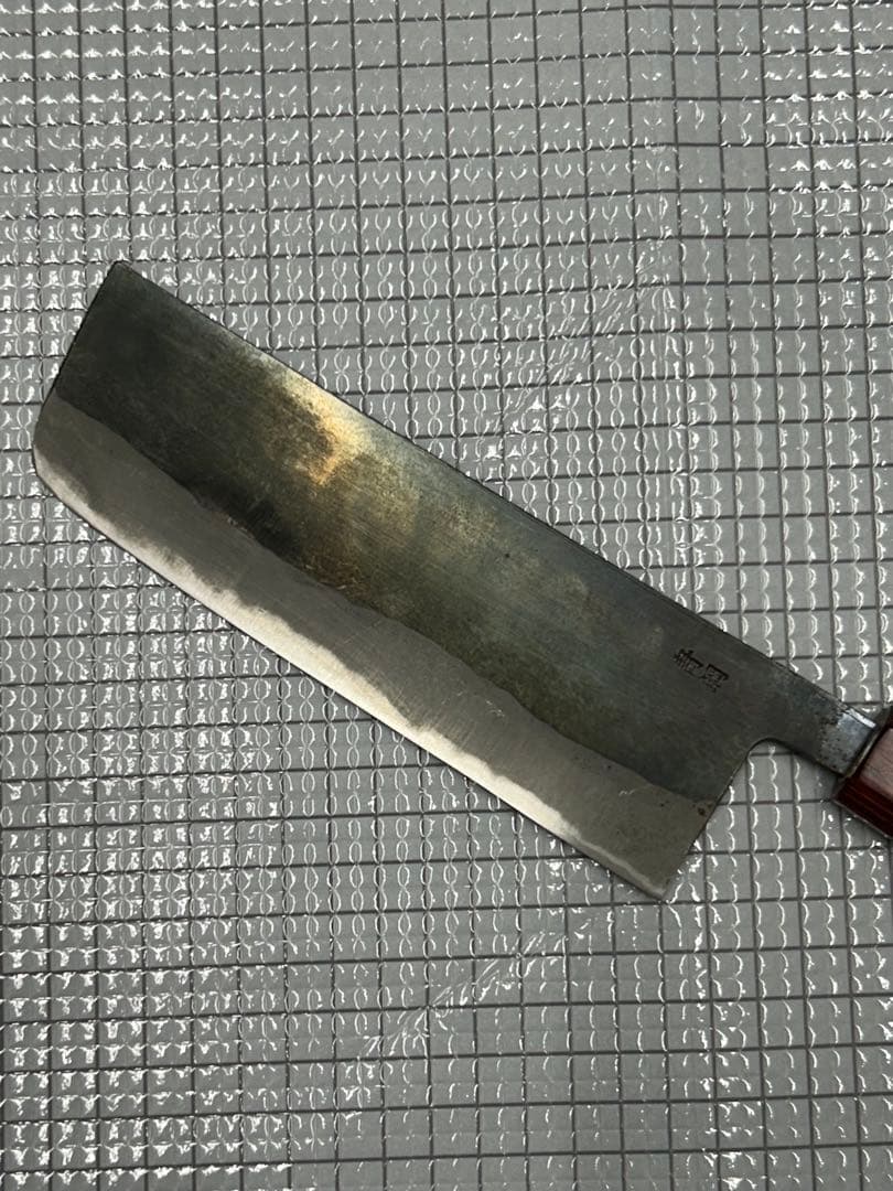 包丁 菜切 菜切包丁 165mm 安来鋼青紙２号 寿檀八角柄 越前打刃物