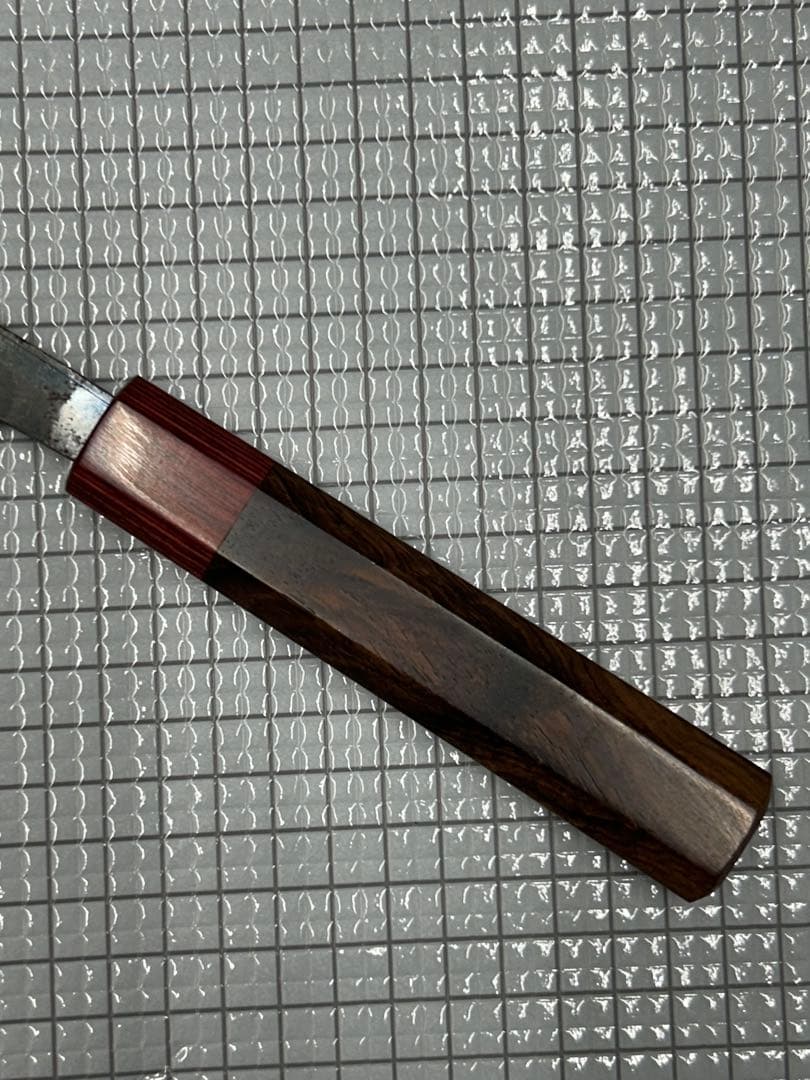 包丁 菜切 菜切包丁 165mm 安来鋼青紙２号 寿檀八角柄 越前打刃物