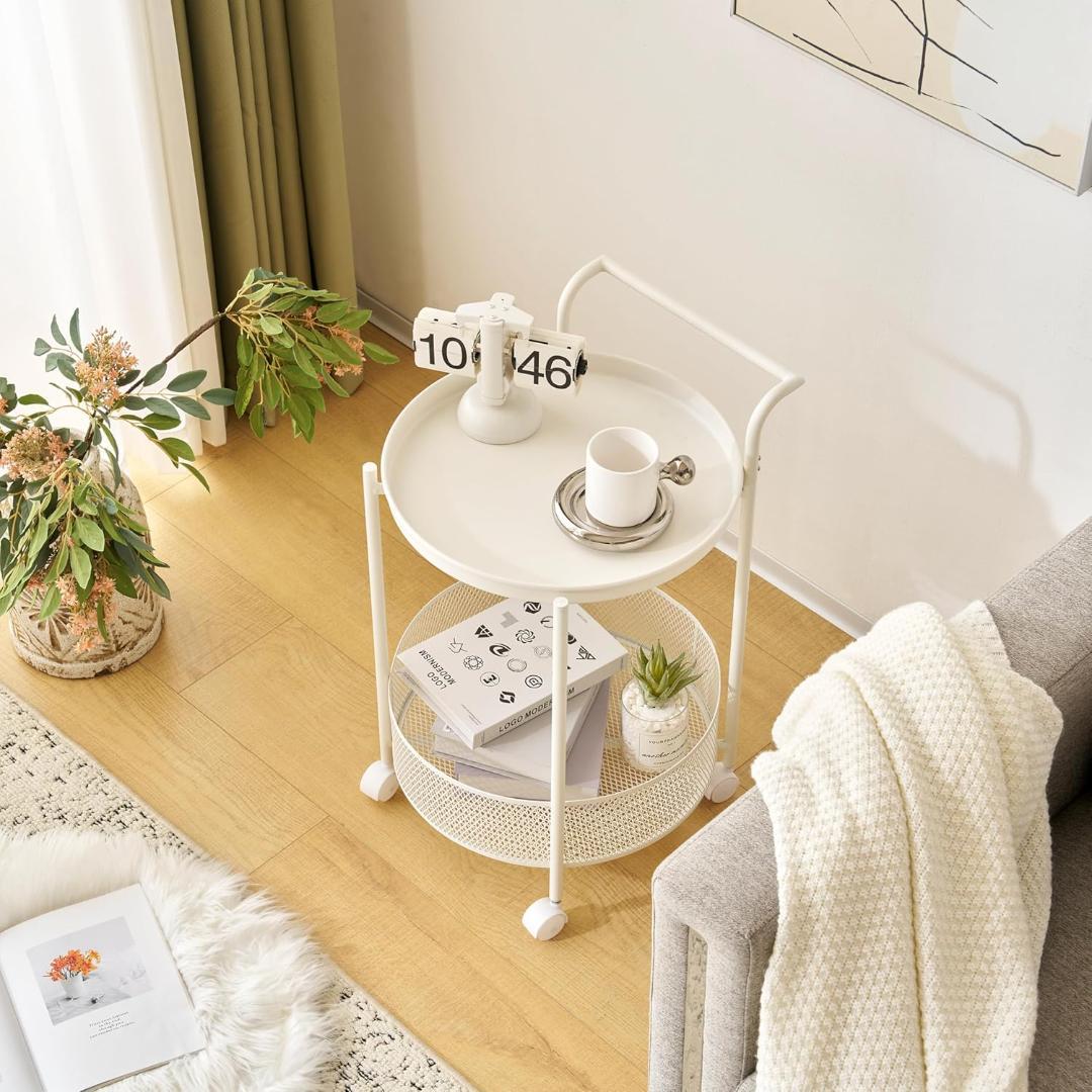 新品サイドテーブル リビングテーブル ベッドサイドテーブル1673-140