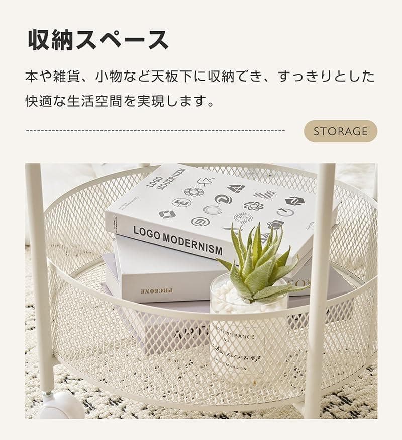 新品サイドテーブル リビングテーブル ベッドサイドテーブル1673-140