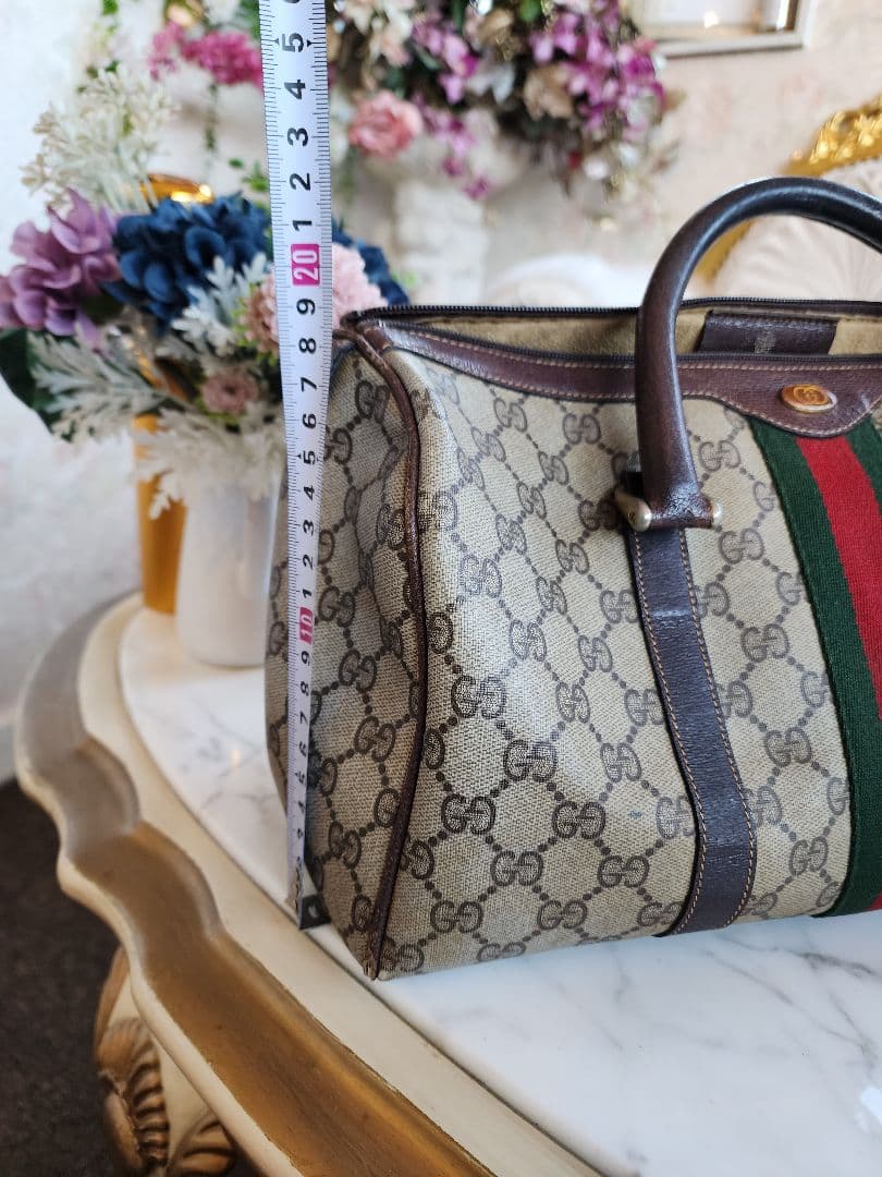 GUCCI グッチ ヴィンテージ ボストンバッグ