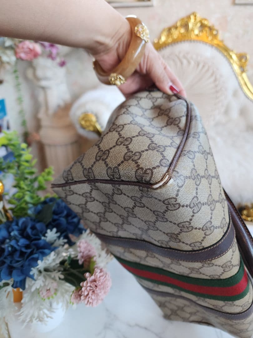GUCCI グッチ ヴィンテージ ボストンバッグ