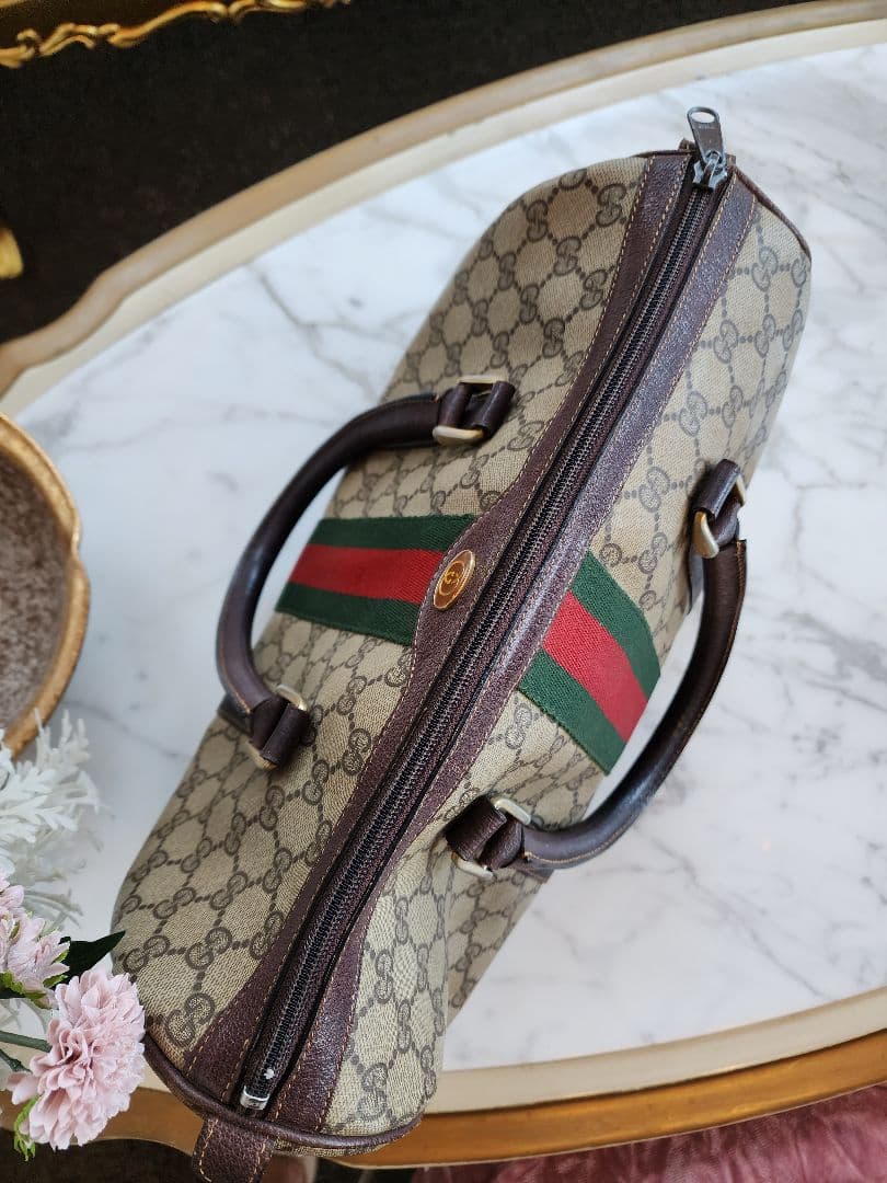 GUCCI グッチ ヴィンテージ ボストンバッグ