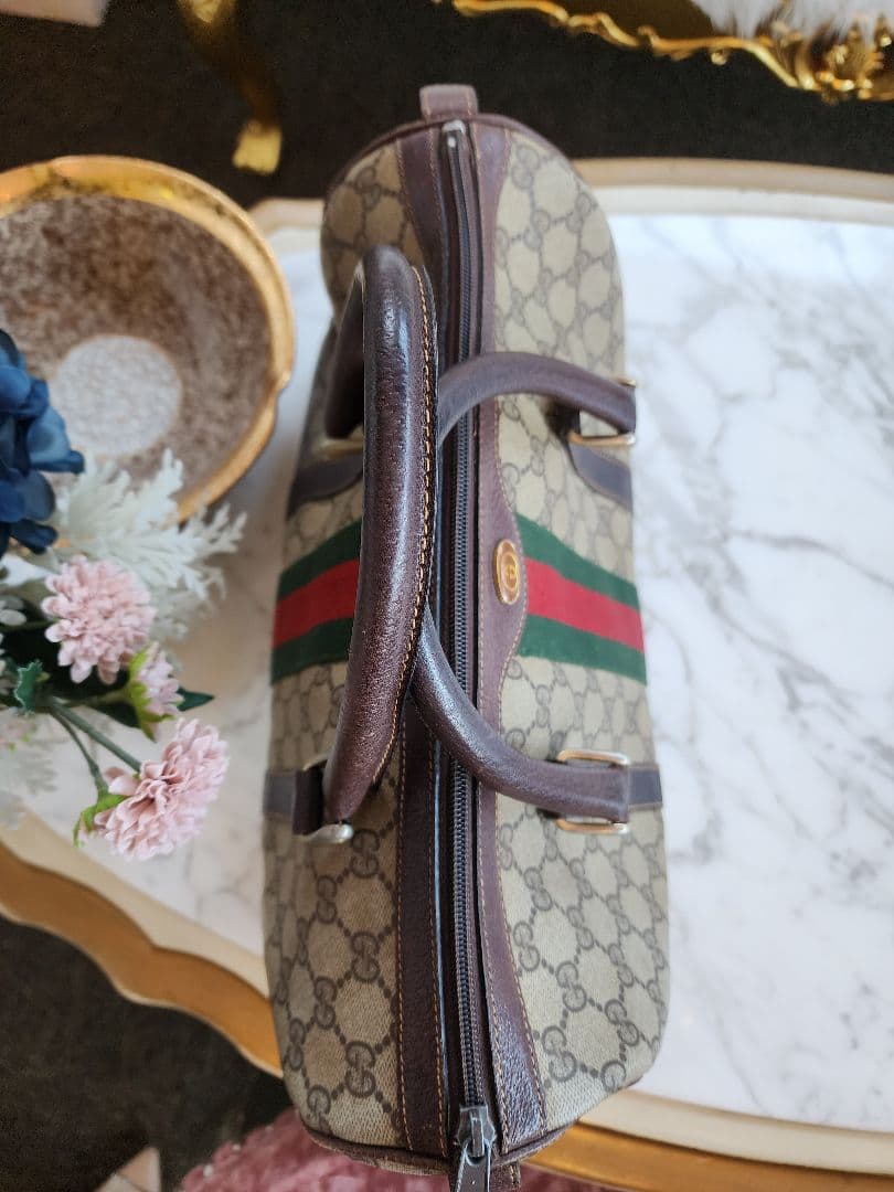 GUCCI グッチ ヴィンテージ ボストンバッグ