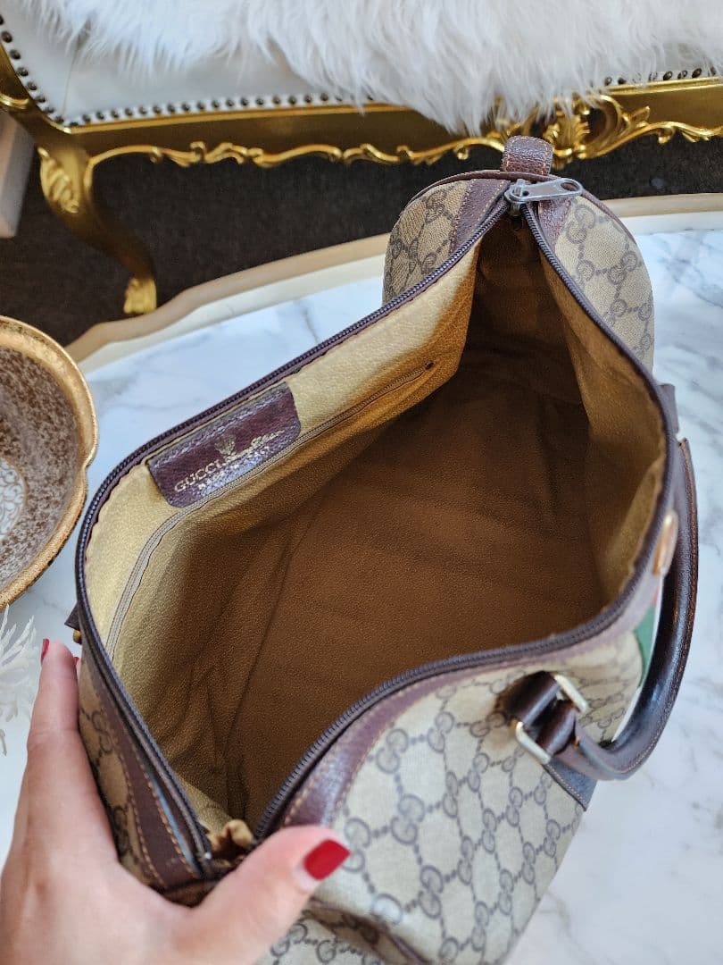 GUCCI グッチ ヴィンテージ ボストンバッグ