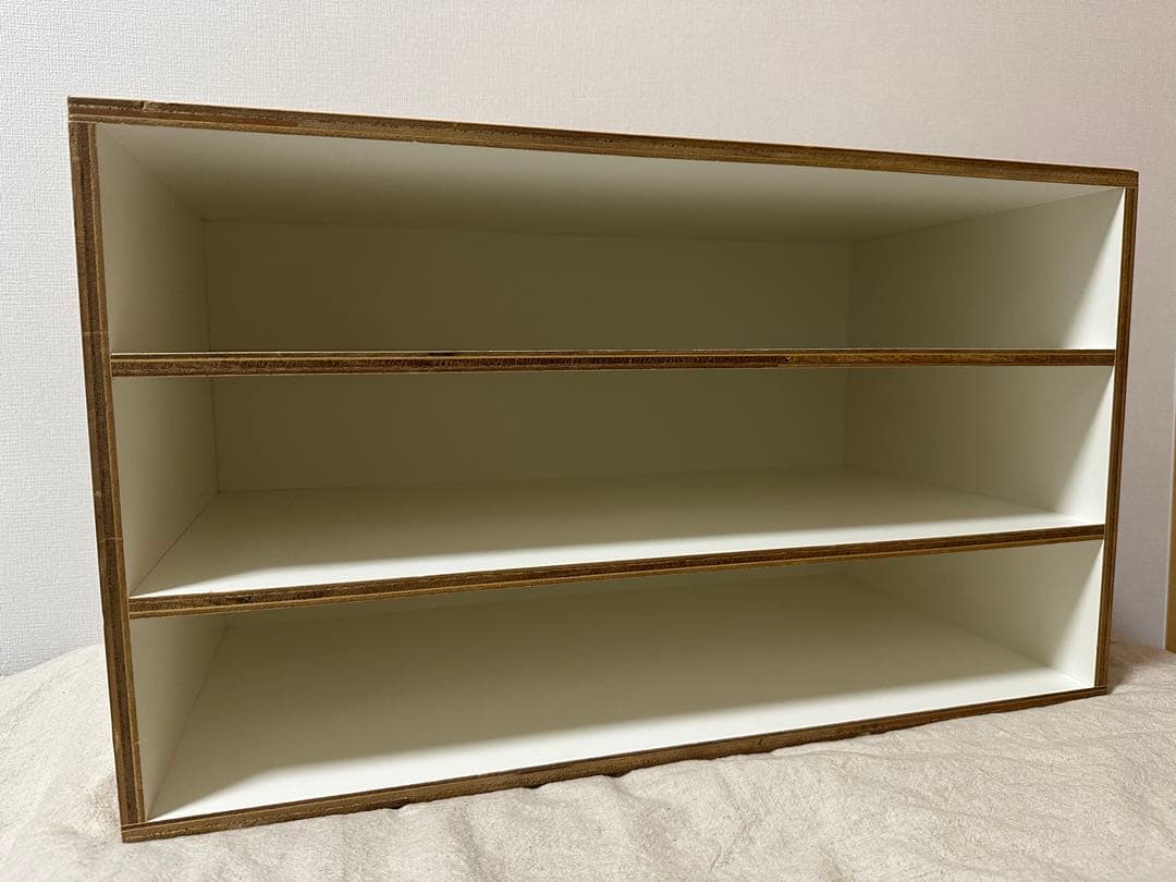 LAUAN SHELVES ラワンシェルブズ ホワイト　3段