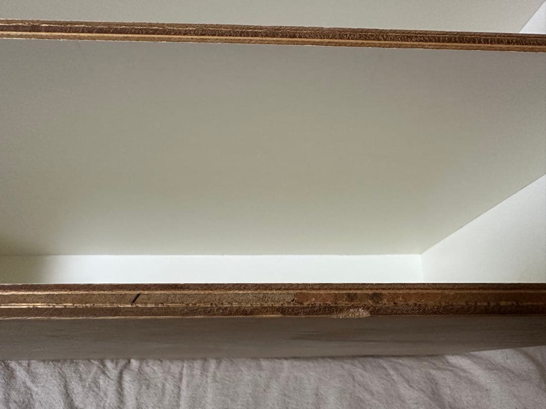 LAUAN SHELVES ラワンシェルブズ ホワイト　3段