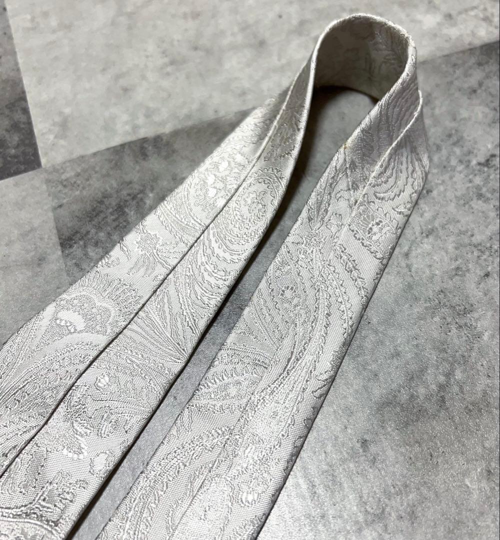 Burberrys ネクタイ ペイズリー柄 ホワイト