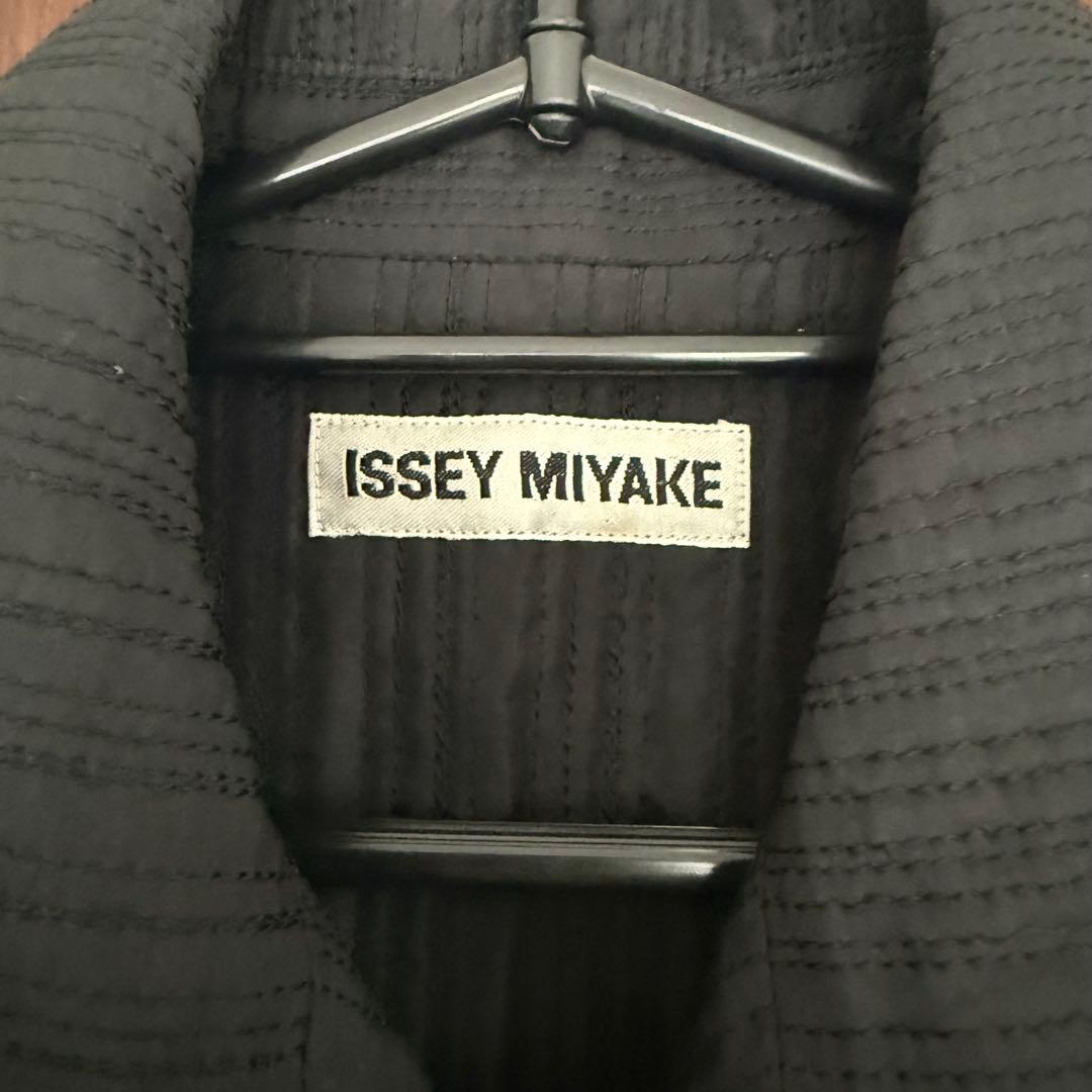 イッセイミヤケ ジップベスト ジップアップベスト キルティングベスト袖なし