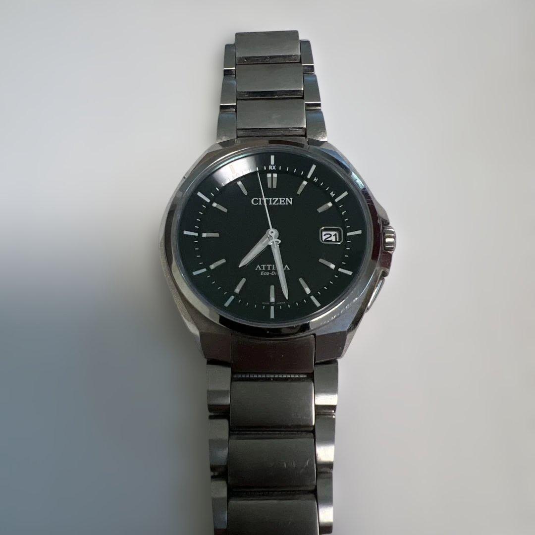 CITIZEN ATTESA ATD53-3052 エコドライブ 電波ソーラー