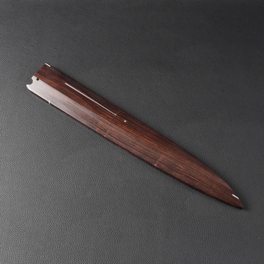 鞘 柳刃包丁 専用の鞘 アフリカ黒檀 尺（刃渡り300mm）サイズ専用 黒檀
