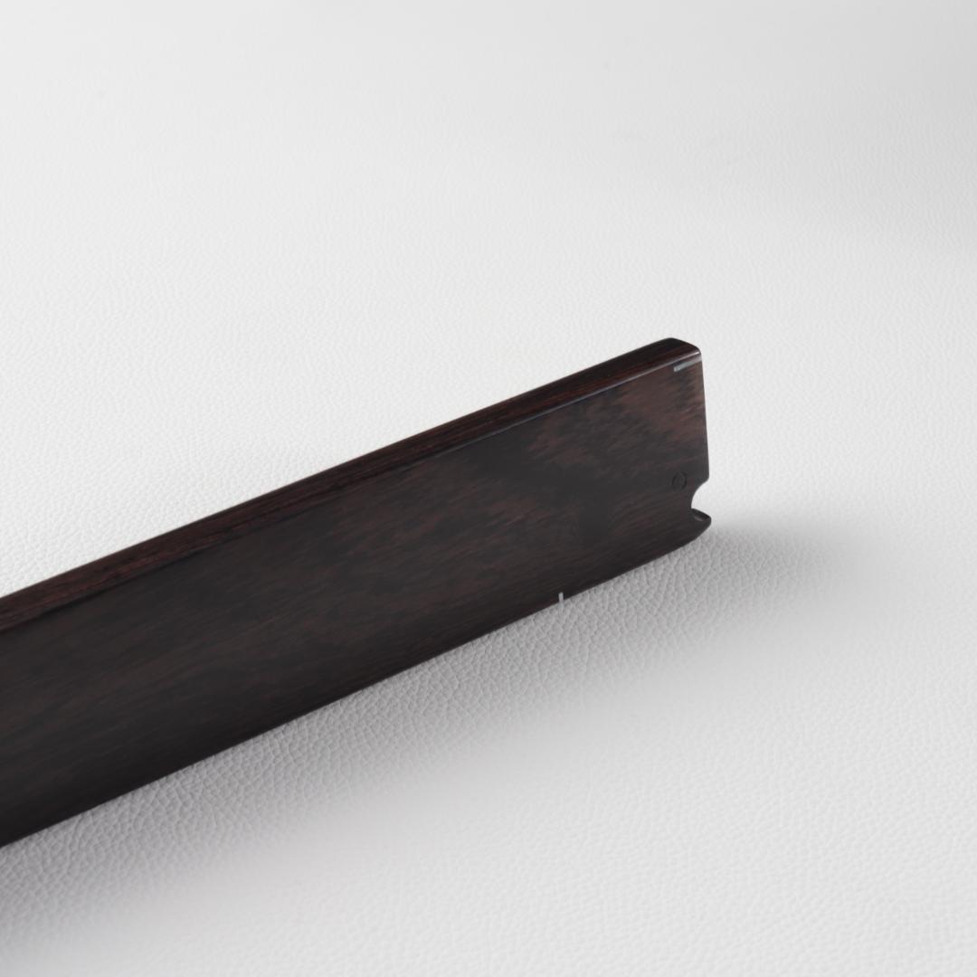 鞘 柳刃包丁 専用の鞘 アフリカ黒檀 尺（刃渡り300mm）サイズ専用 黒檀