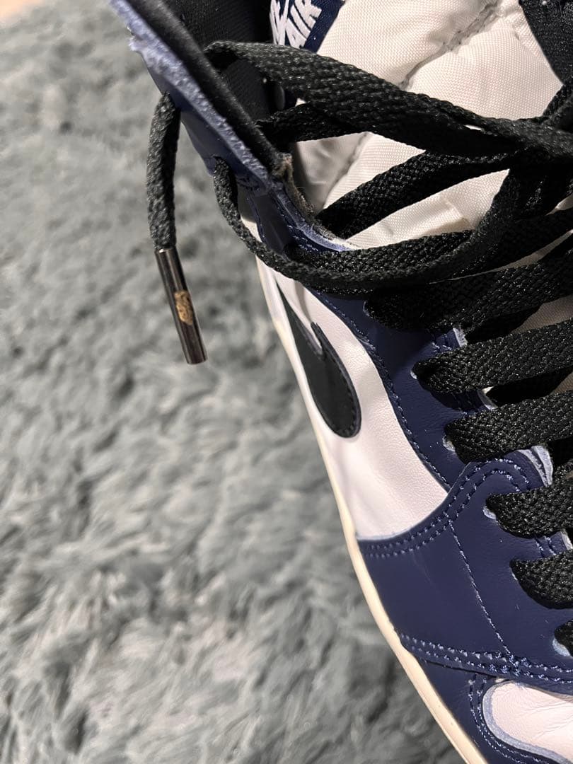 森*象様 NIKEエアジョーダン 1 ミッドナイトネイビー