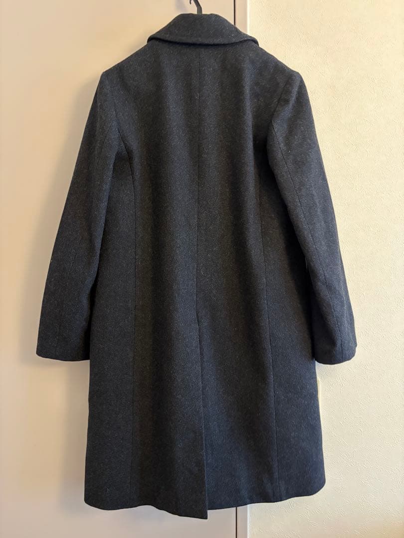 MARGARET HOWELL ウールロングコート チャコール I