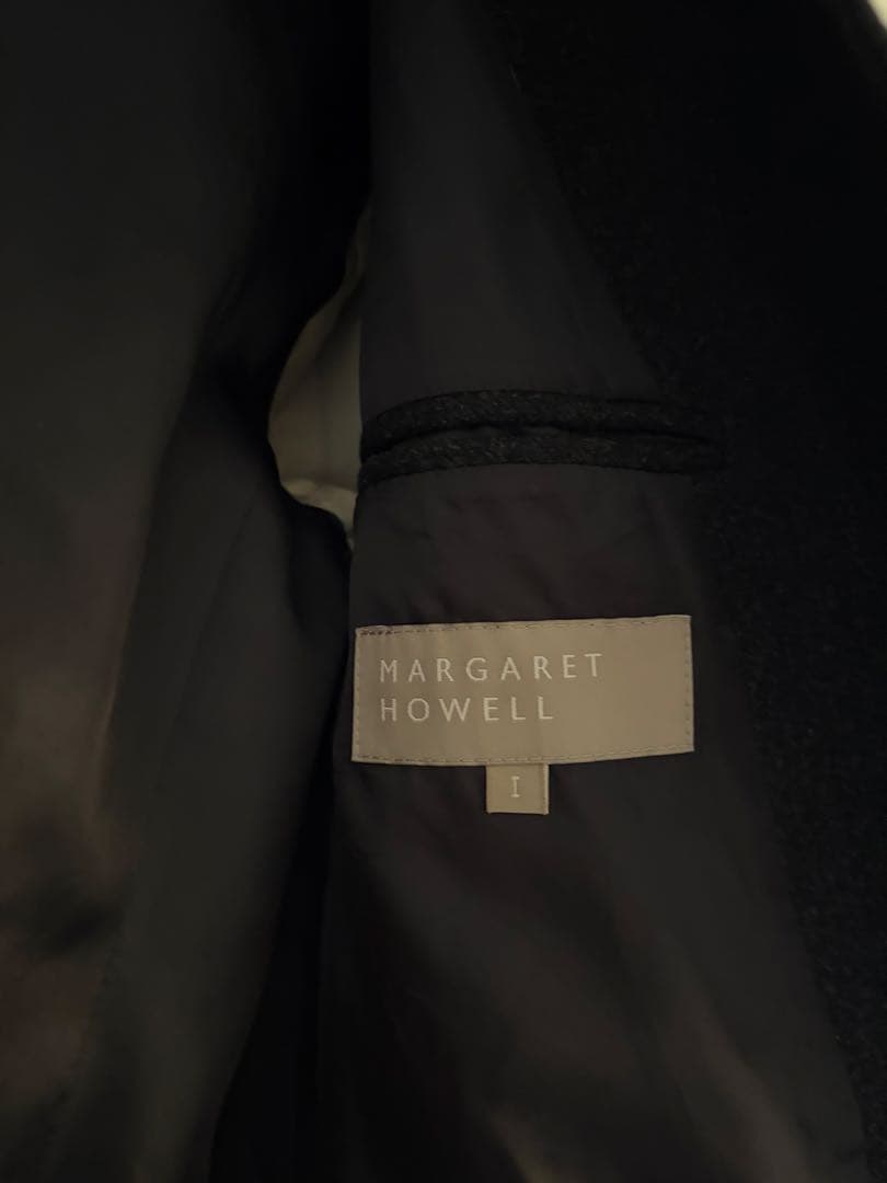 MARGARET HOWELL ウールロングコート チャコール I