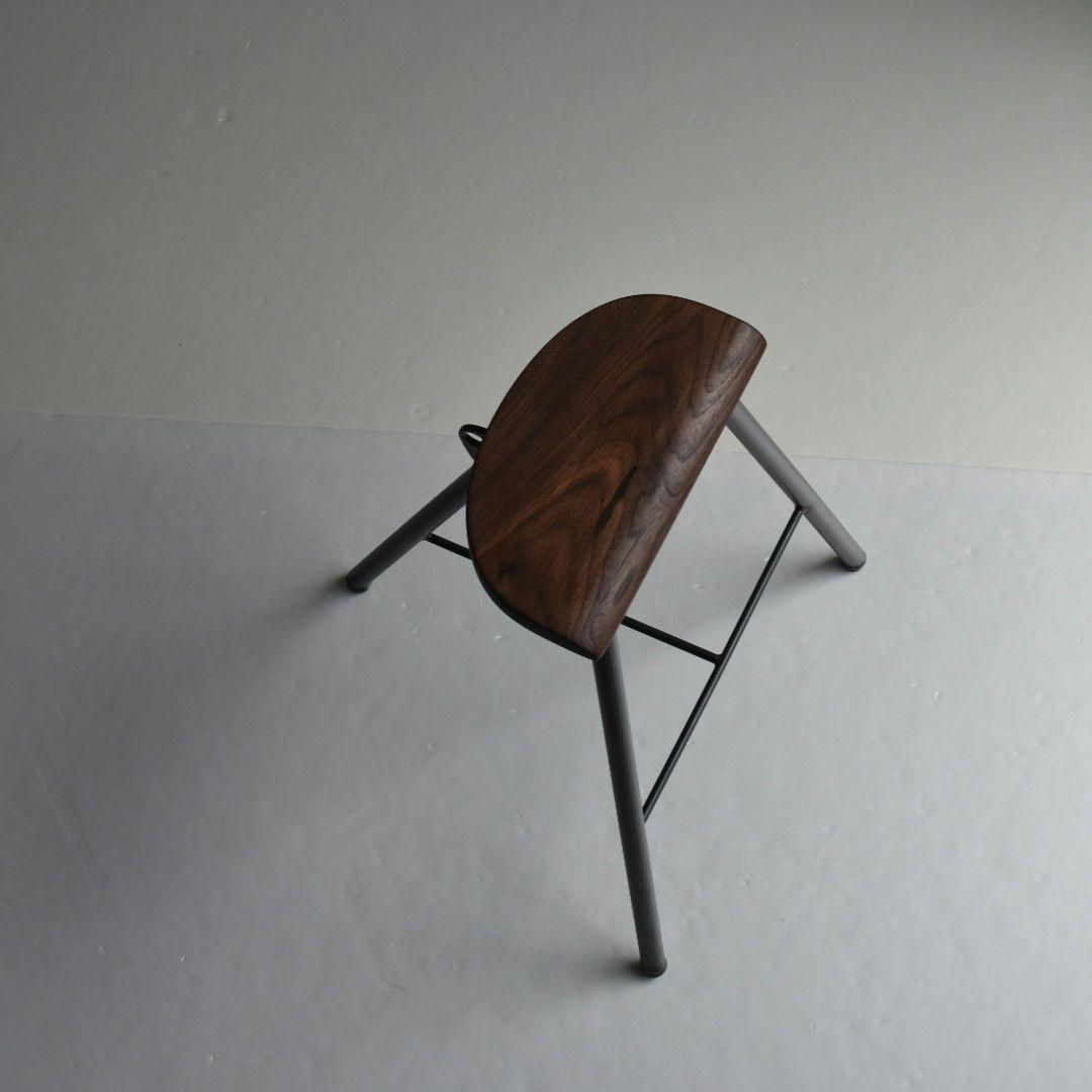 111 ウォールナット ハンドメイド スツール 腰掛け 椅子 furniture