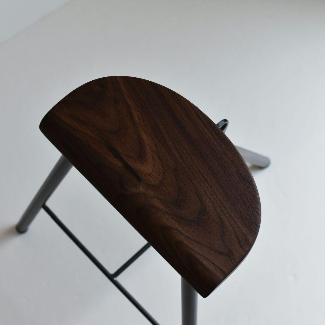 111 ウォールナット ハンドメイド スツール 腰掛け 椅子 furniture