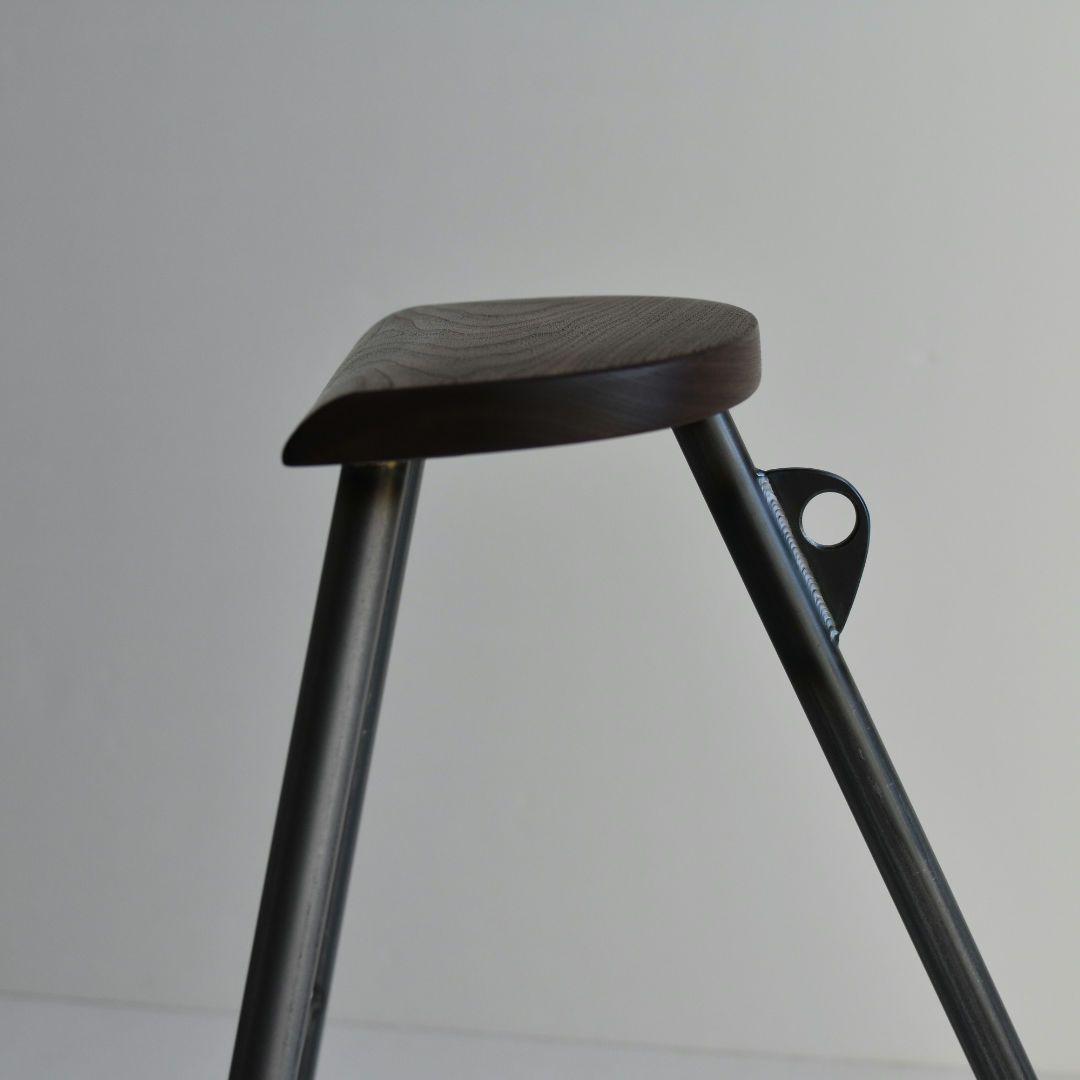 111 ウォールナット ハンドメイド スツール 腰掛け 椅子 furniture