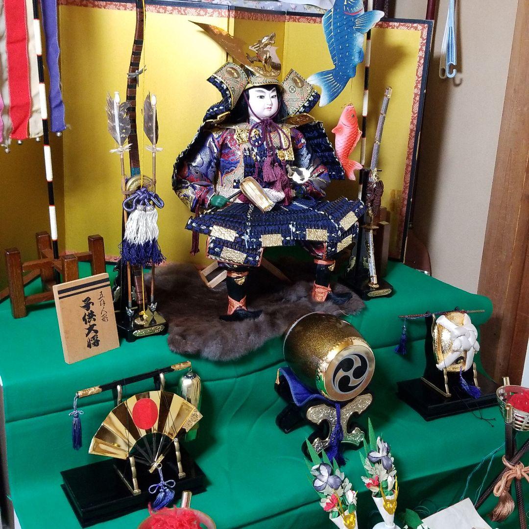 五月人形　子供大将三段飾り