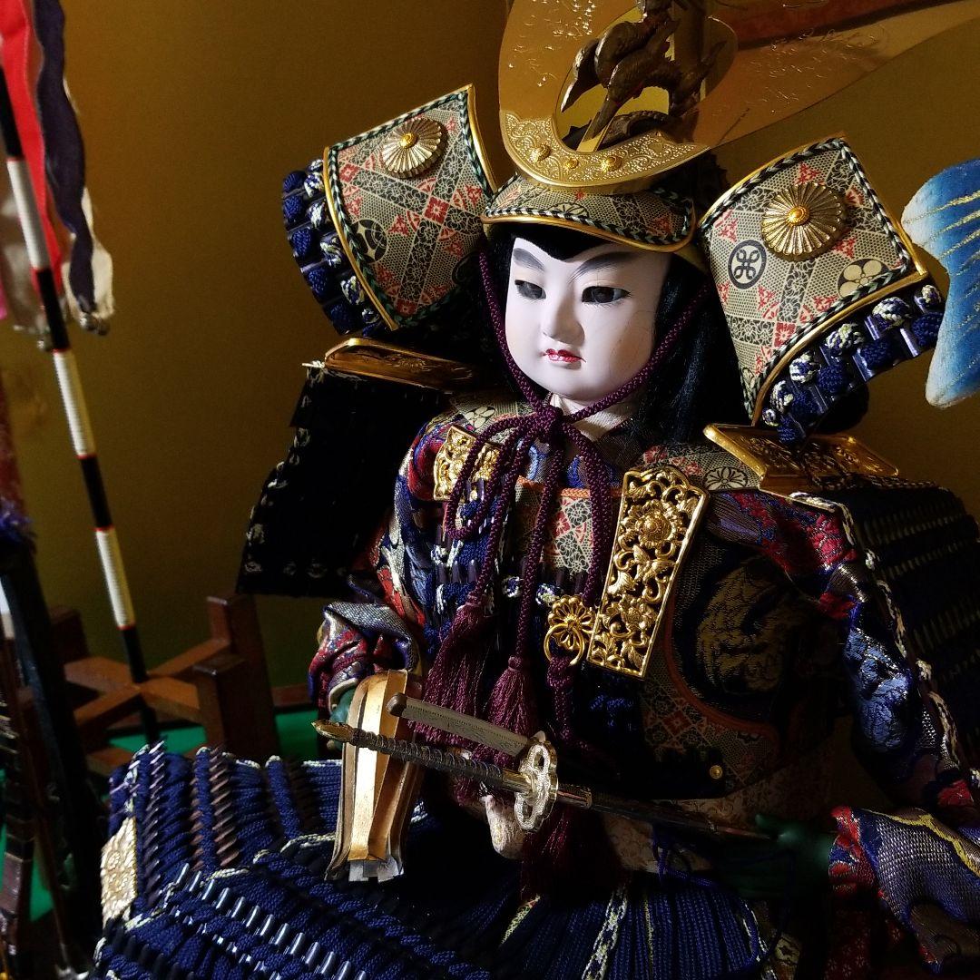 五月人形　子供大将三段飾り