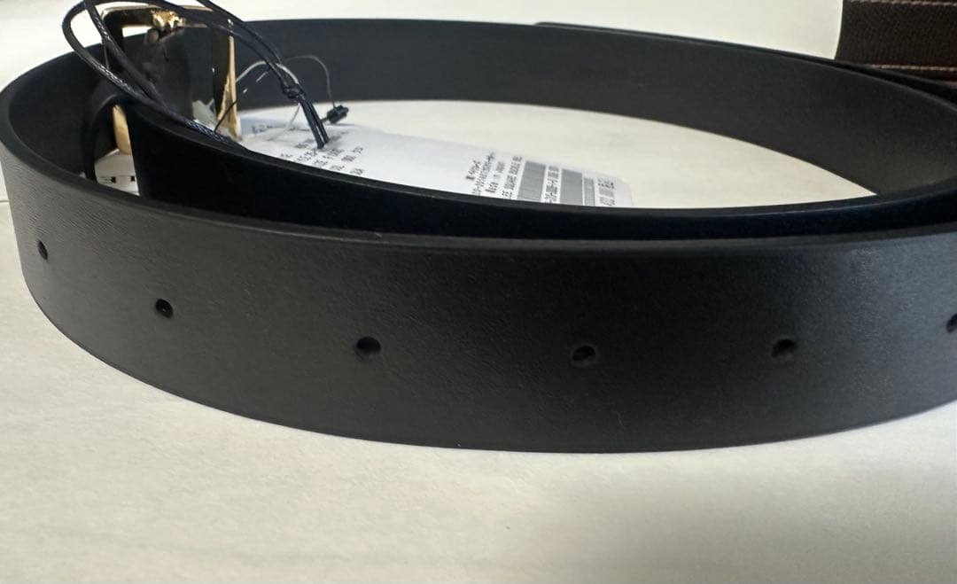 Auralee square buckle belt スクエアバックルベルト