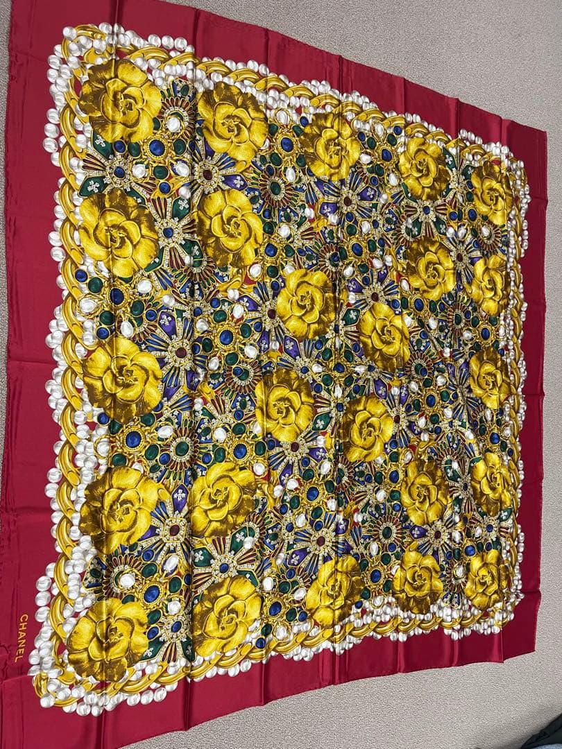 CHANEL 大判スカーフ