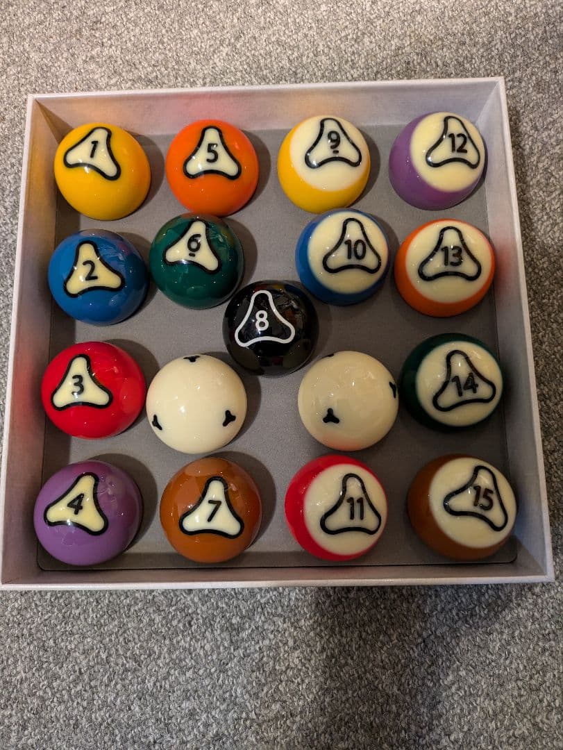 dynaspheres PALLADIUM TV ポケットビリヤードボール