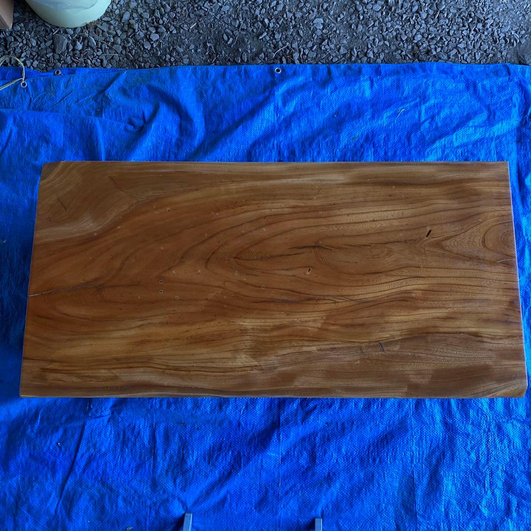 ② 座卓 ダイニング テーブル 天然木 一枚板 ちゃぶ台