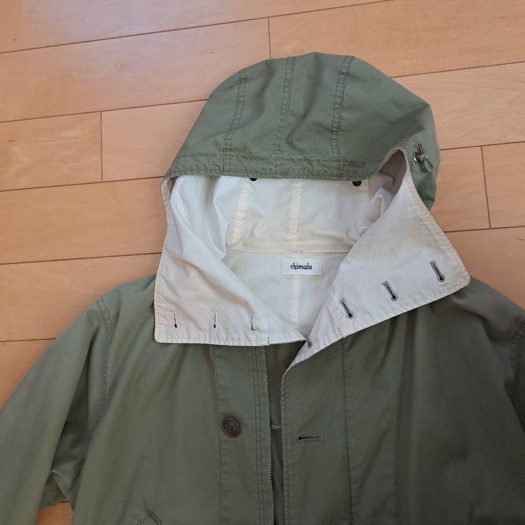 j.s.luxe chimala チマラ コットン ミリタリー フーデッドコート