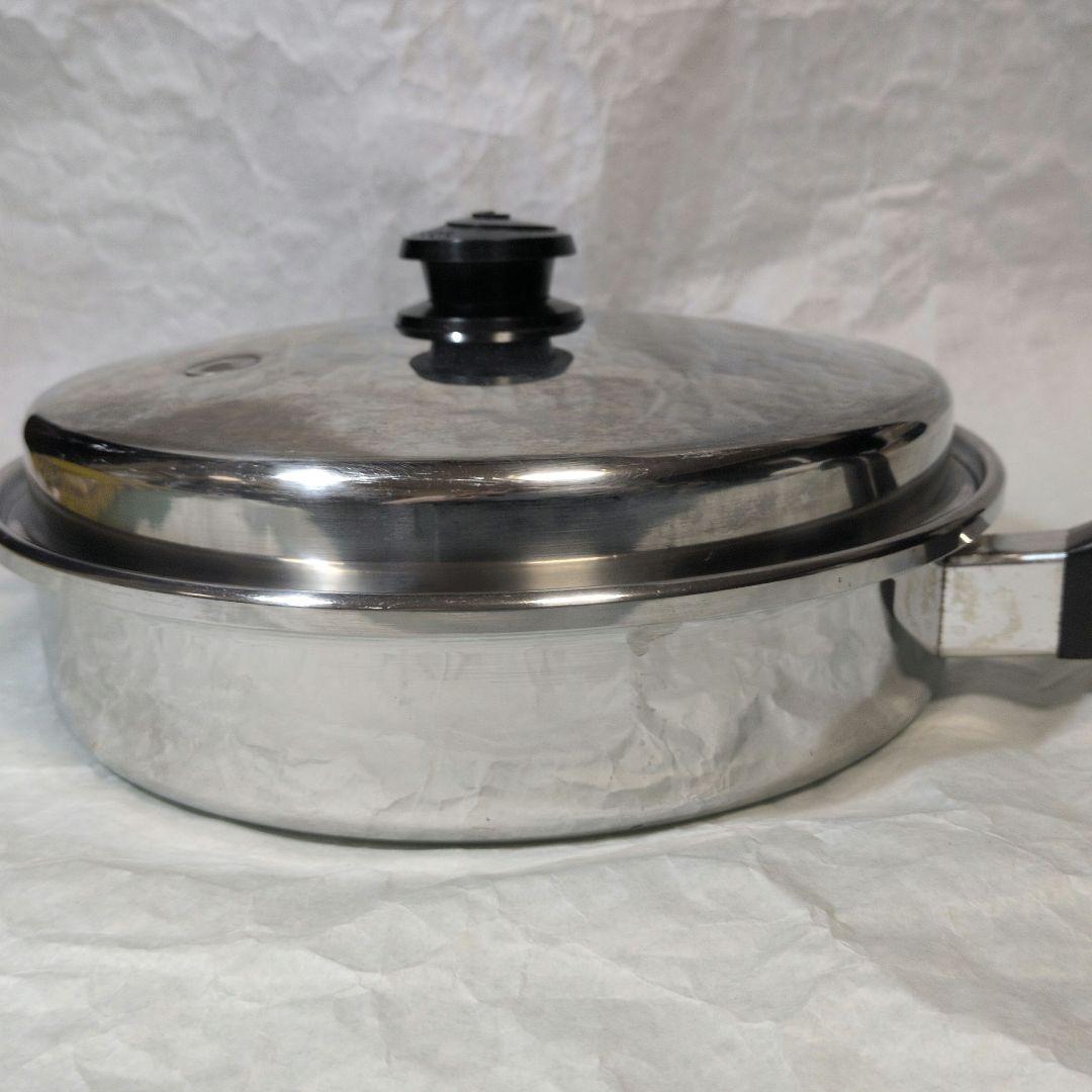 Saladmasterサラダマスター激レア 大型蓋付きフライパン 片手鍋 未使用