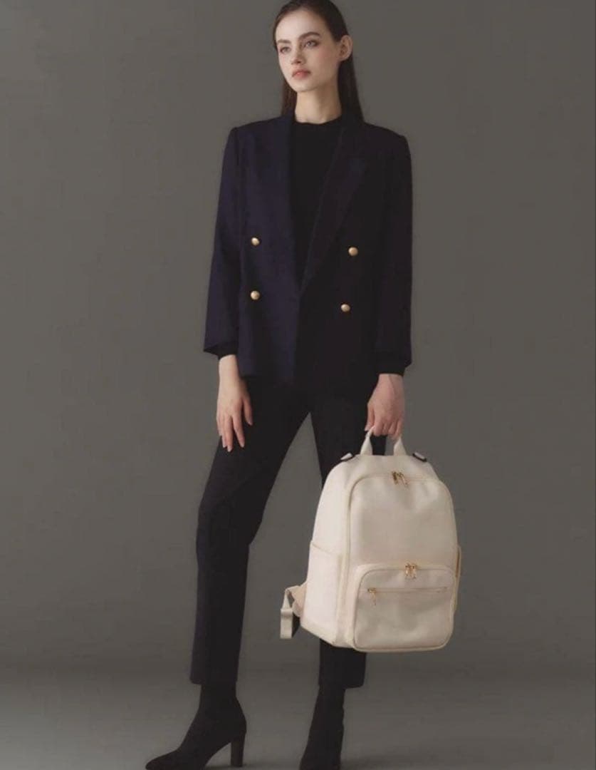 Emiria ホワイト Sリュック elegant backpack