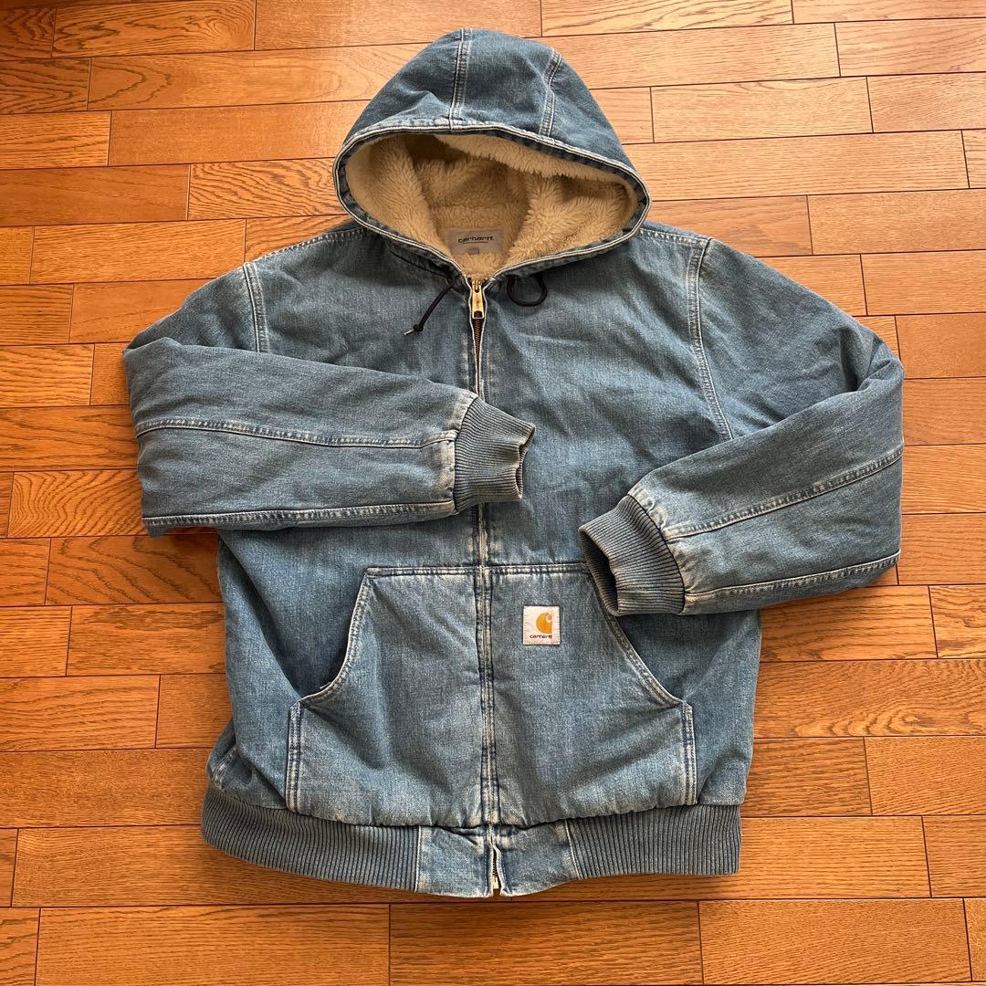 【希少】Carhartt カーハート　デニムボア アクティブジャケット　L