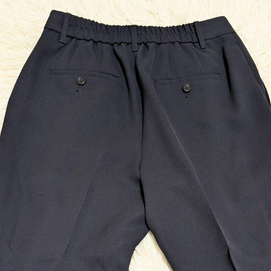 ✨美品✨ プラステ パンツスーツ セットアップ 洗える ネイビー M