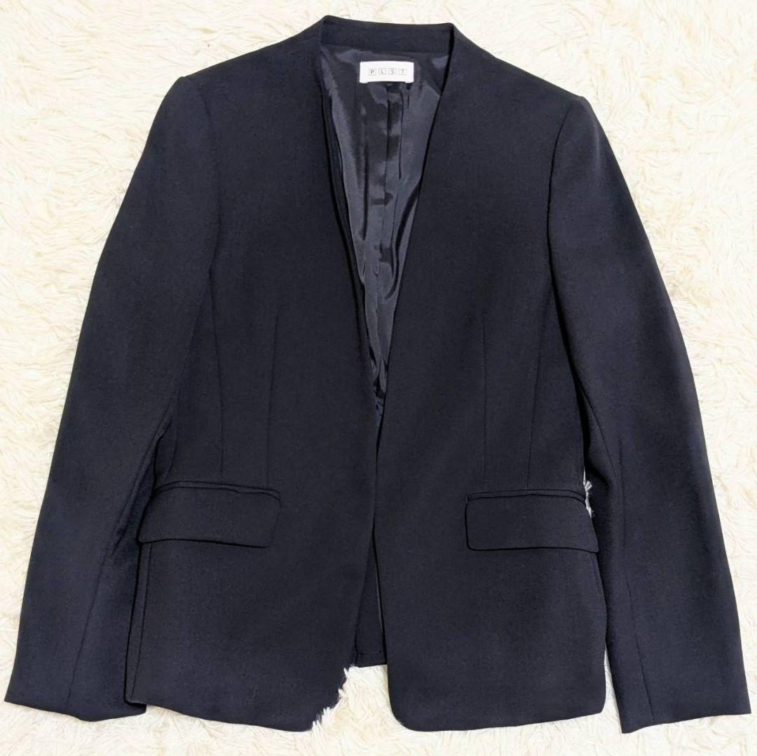 ✨美品✨ プラステ パンツスーツ セットアップ 洗える ネイビー M