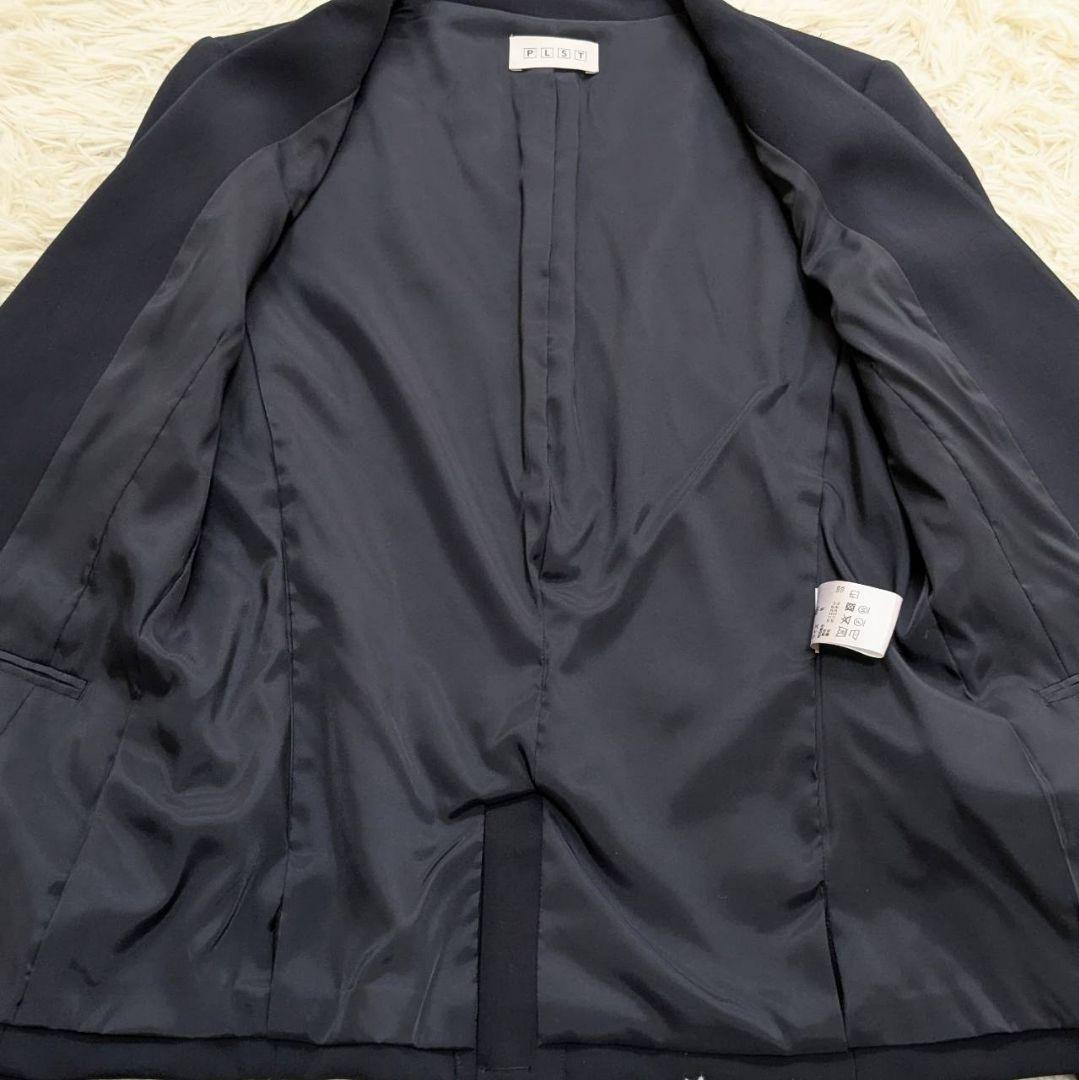 ✨美品✨ プラステ パンツスーツ セットアップ 洗える ネイビー M