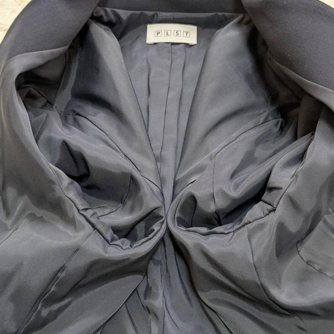 ✨美品✨ プラステ パンツスーツ セットアップ 洗える ネイビー M