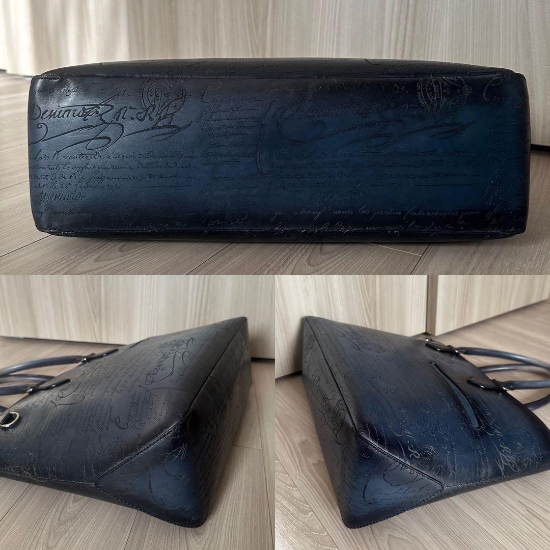 d*見様 特注58万 ベルルッティ トゥジュール スクリットレザー トートバッグ