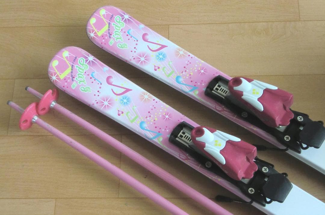 ■■送料無料■KAZAMA■子供用スキーセット■116/22■WAX■女の子■■