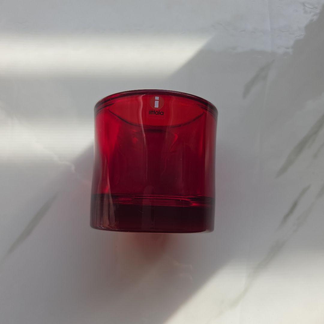  KIVI キャンドルホルダー 大 80㎜ 　レッド