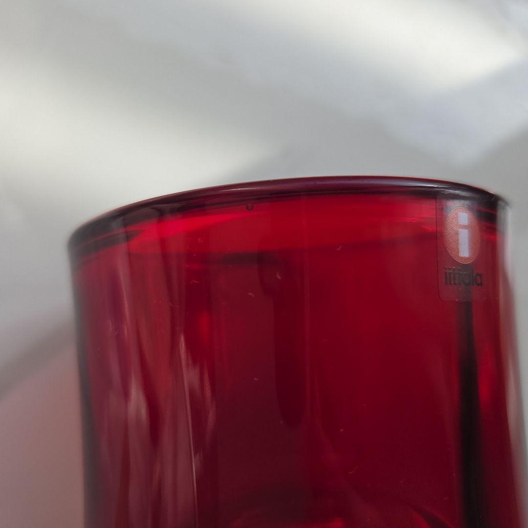  KIVI キャンドルホルダー 大 80㎜ 　レッド