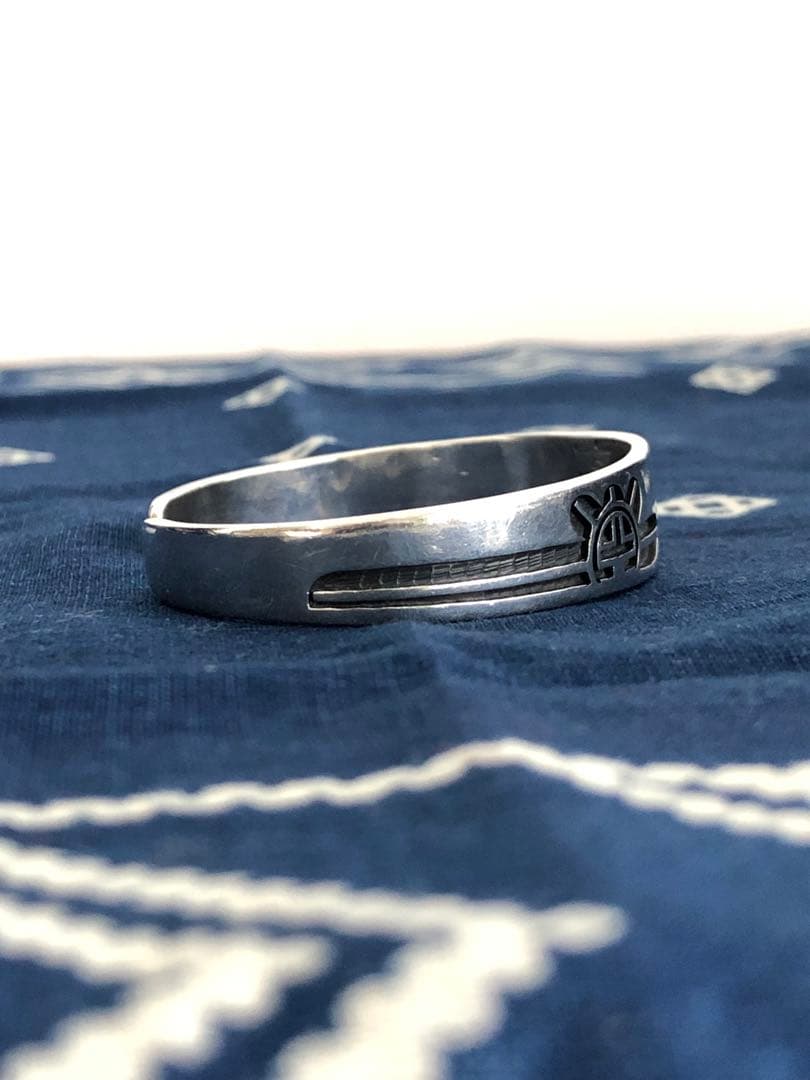 ジェイソンタカラ　オーバーレイ　バングル　メイズ　14K×シルバー　サンフェイス