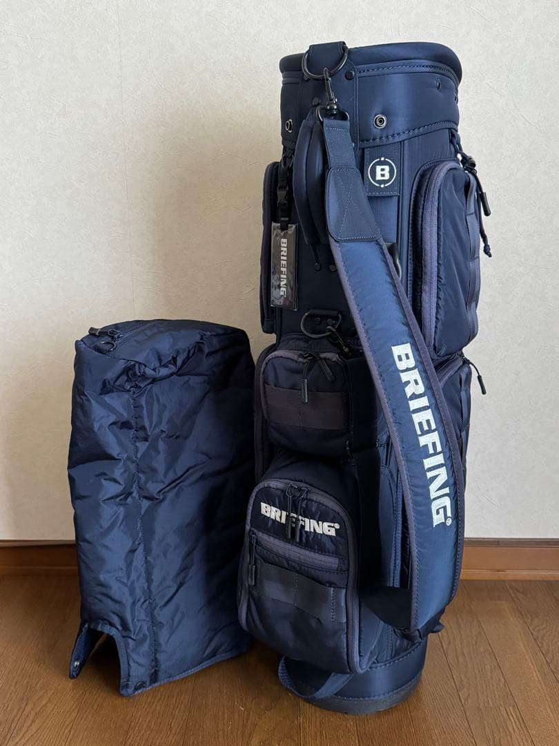 ブリーフィング BRIEFING 軽量 キャディバッグ CR-6 ネイビー