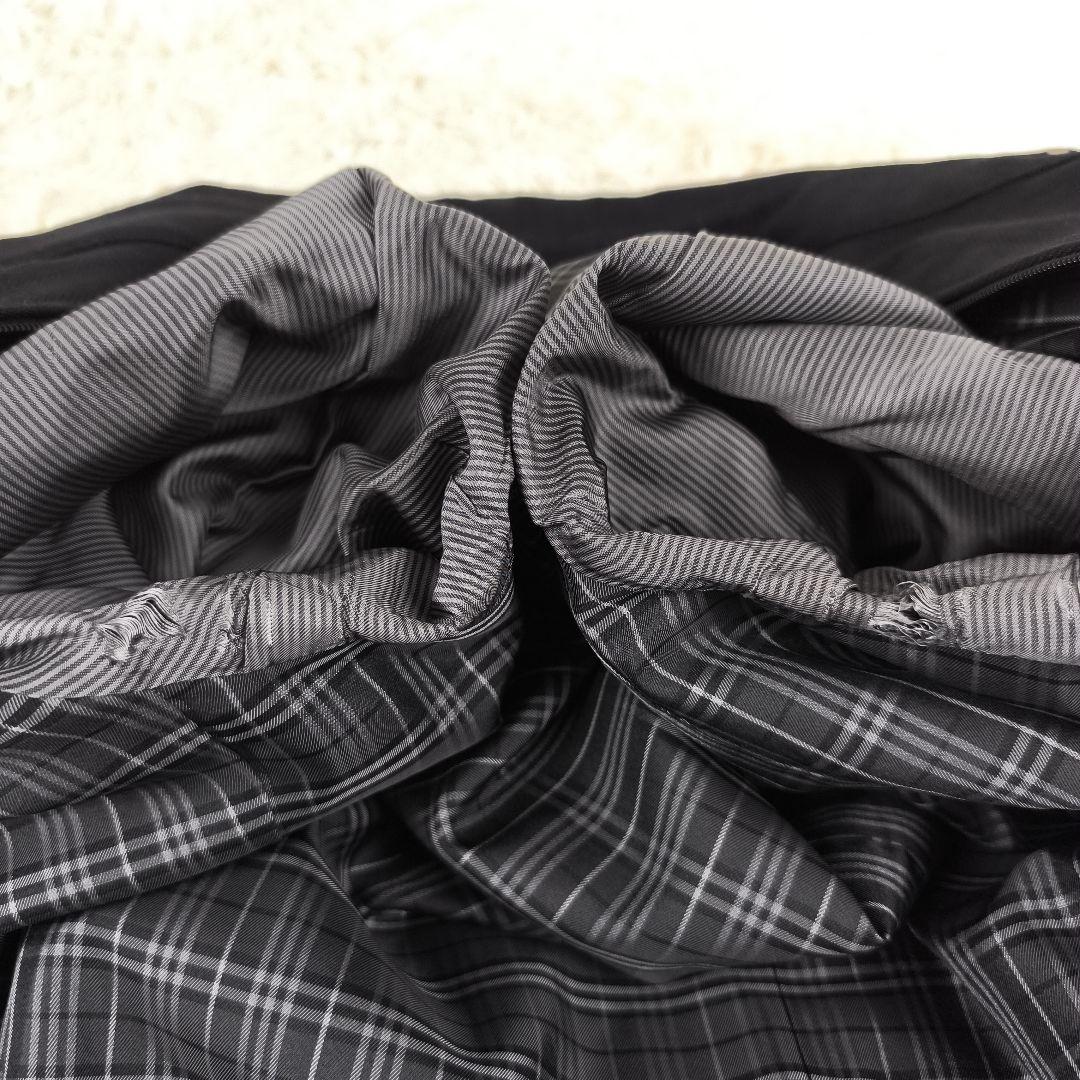 極美品✨ バ－バリーブラックレーベル トレンチコート ヘリンボーン チェック 黒