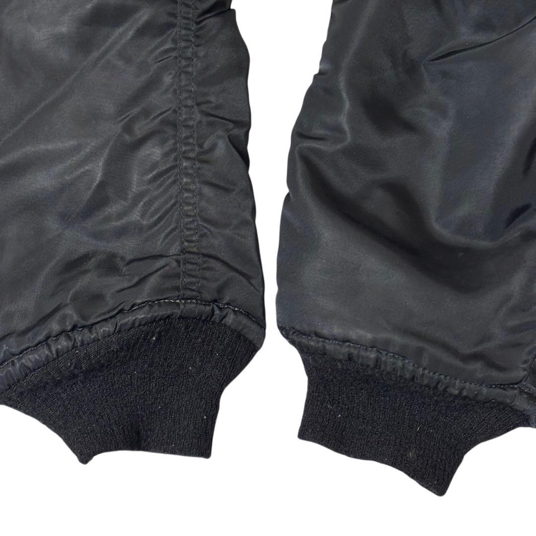 【人気】アルファインダストリーズ　ma-1 USA製　IDEALジップ L 短丈