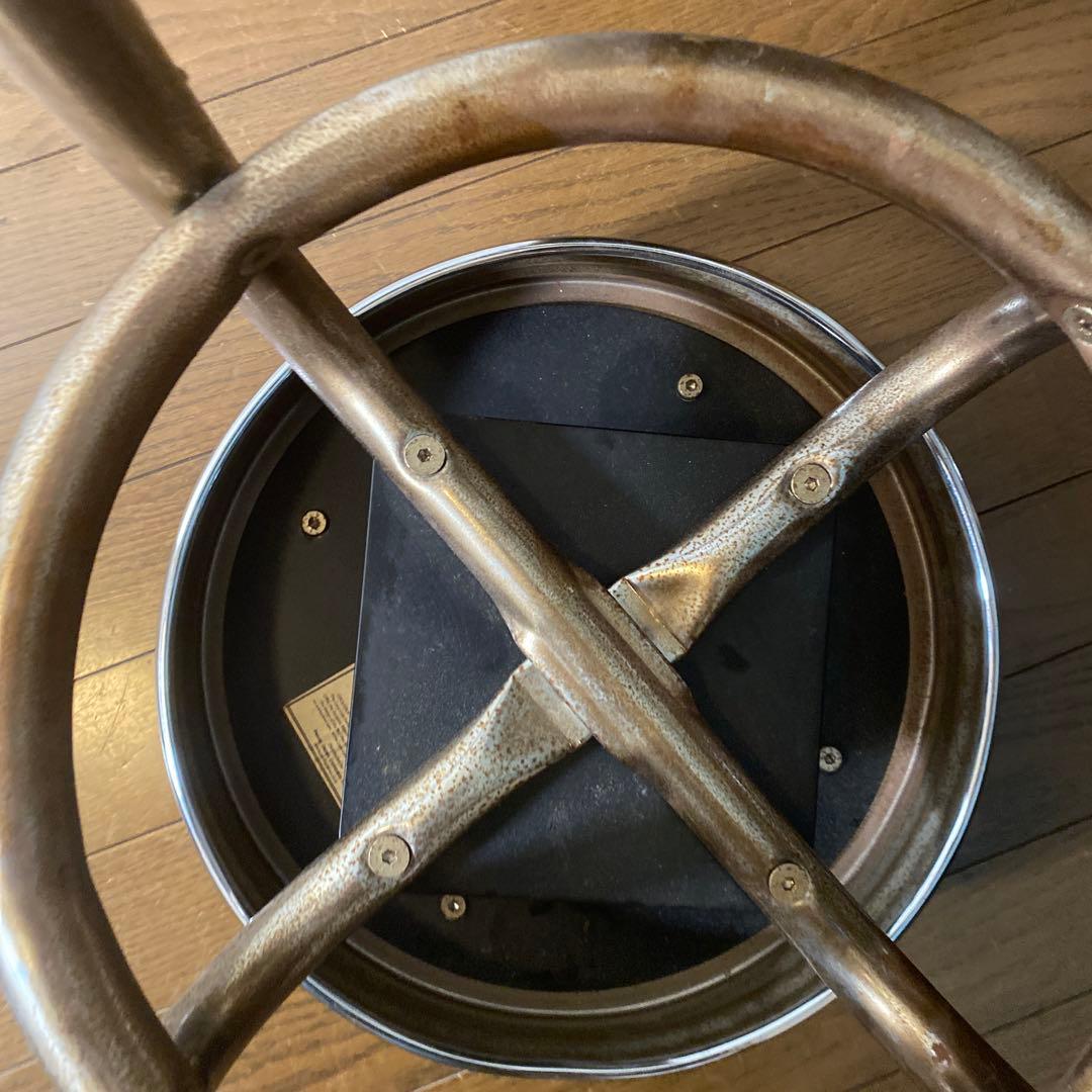 1324❣️コカ・コーラ ハイチェア Cocacola 回転椅子